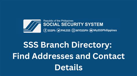 Your Ultimate Guide to SSS Branch Directory: Find .